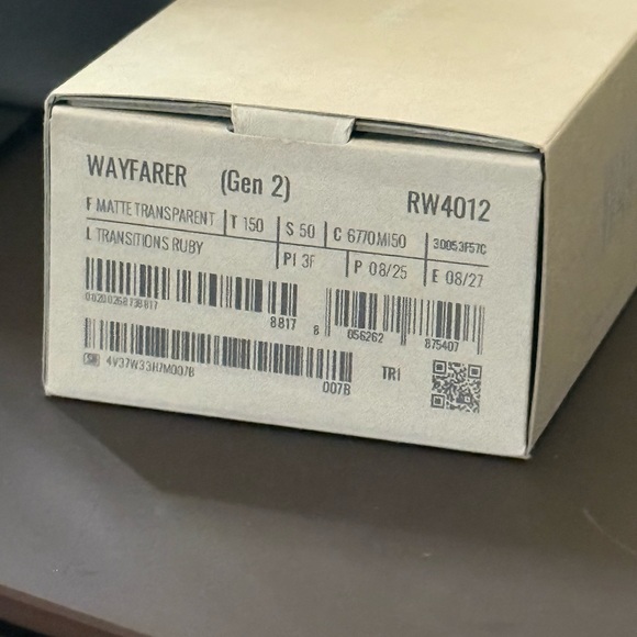 Ray-Ban Meta Wayfarer Gen 2 Limited Edition Transparent Clear/Ruby RW4006 - Picture 7 of 16